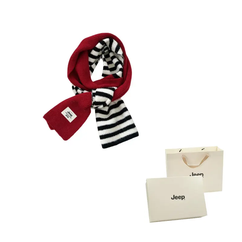 Вязаный шарф Unisex Jeep, красный stripes
Вязаный шарф Unisex Jeep, красный stripes