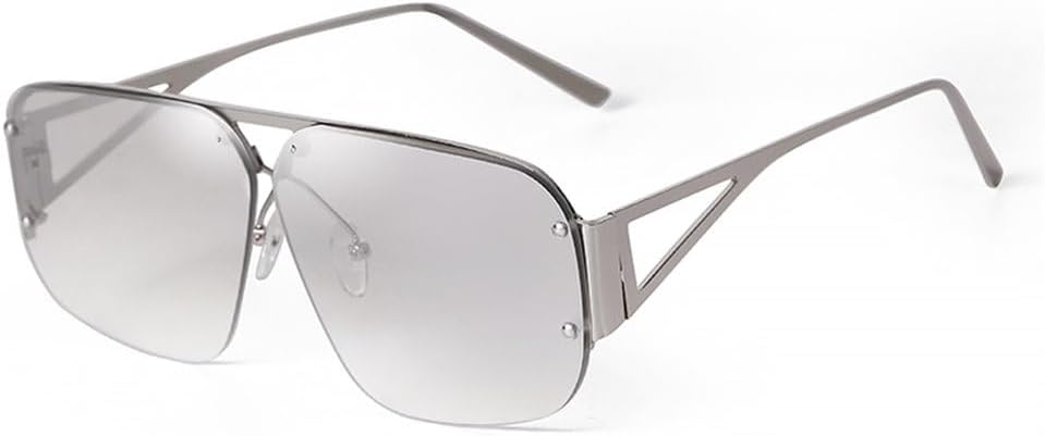 Модные металлические полуободковые солнцезащитные очки для женщин и мужчин, для вождения, большие солнцезащитные очки для мужчин с защитой от УФ-излучения UV400 TYUVIVO, C5
Модные металлические полуободковые солнцезащитные очки для женщин и мужчин, для вождения, большие солнцезащитные очки для мужчин с защитой от УФ-излучения UV400 TYUVIVO, C5