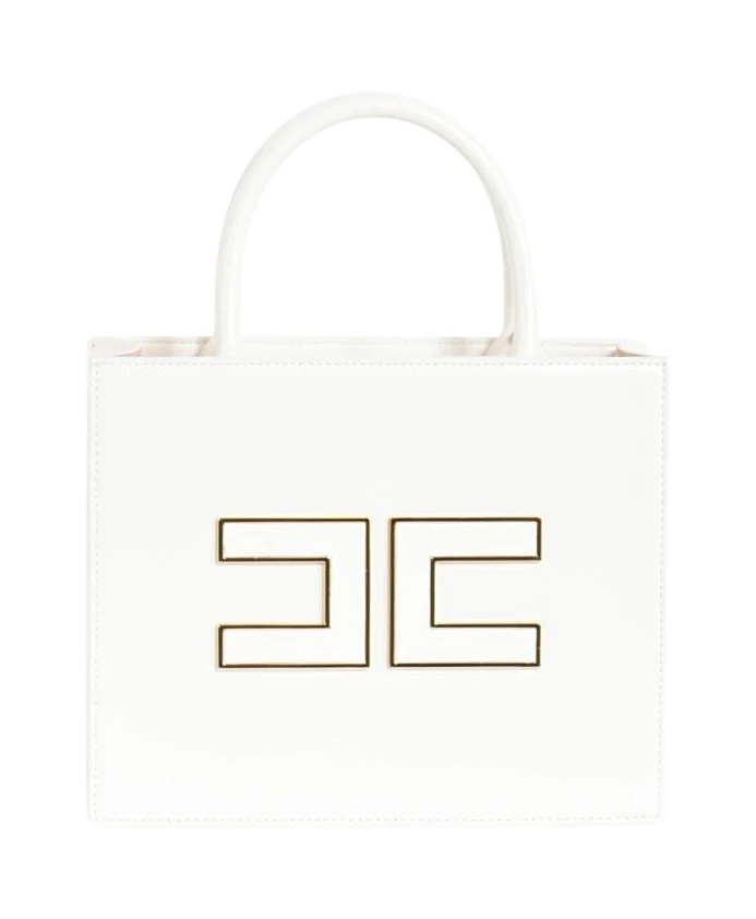 Компактная сумка-шоппер с логотипом. Elisabetta Franchi, белый
Компактная сумка-шоппер с логотипом. Elisabetta Franchi, белый