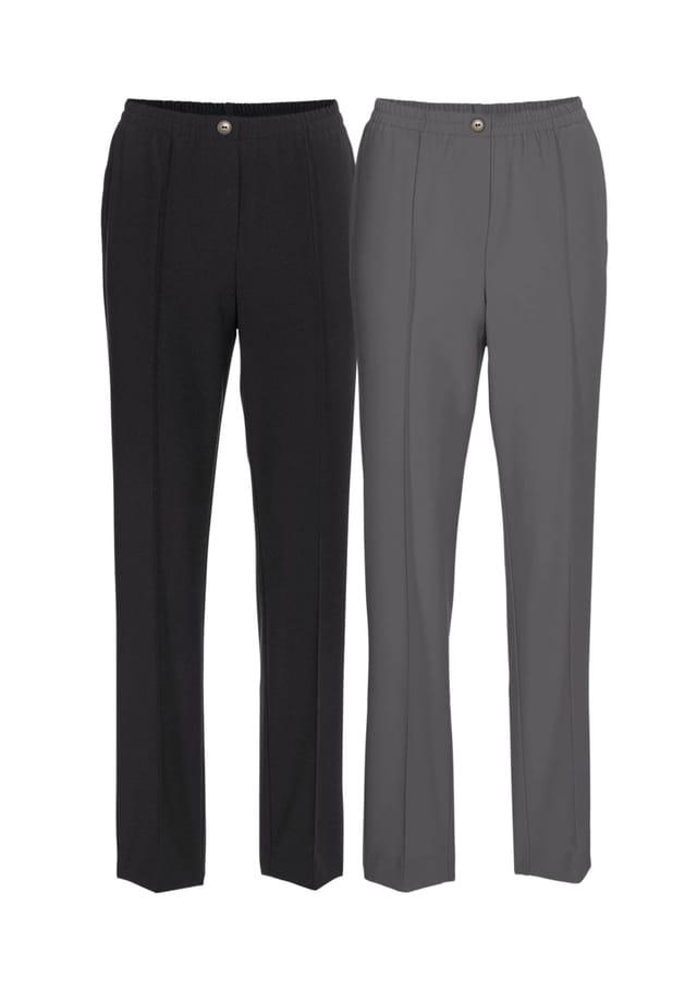 Короткий размер: брюки не мнется в упаковке 2 шт. Goldner, мультиколор
Короткий размер: брюки не мнется в упаковке 2 шт. Goldner, мультиколор