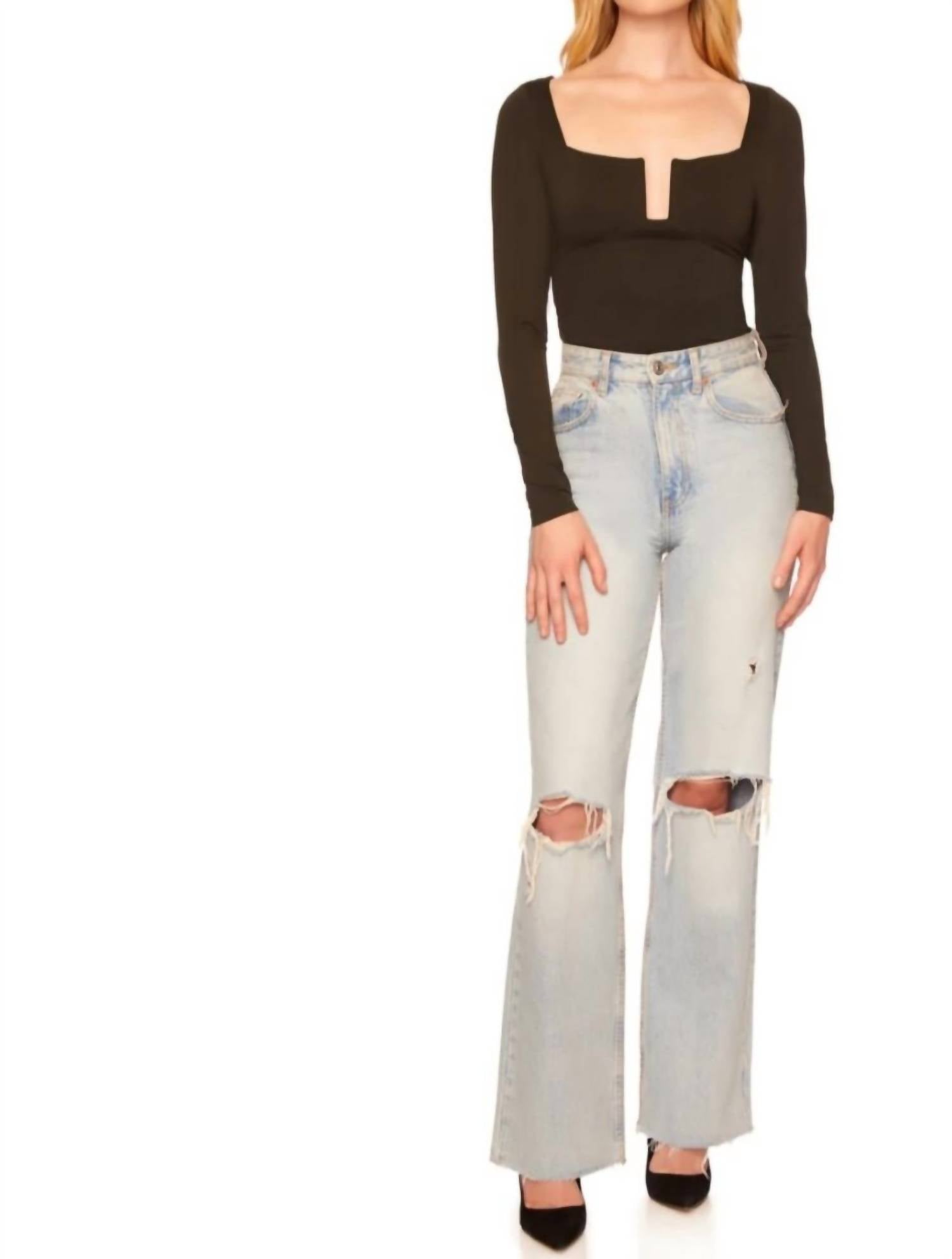 Квадратный вырез топ с длинными рукавами в цвете каберне Susana Monaco, Cabernet
Квадратный вырез топ с длинными рукавами в цвете каберне Susana Monaco, Cabernet