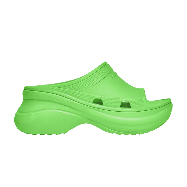 Сандалии Balenciaga Crocs x Balenciaga Pool Slide Sandal Neon Green, зеленый
Сандалии Balenciaga Crocs x Balenciaga Pool Slide Sandal Neon Green, зеленый