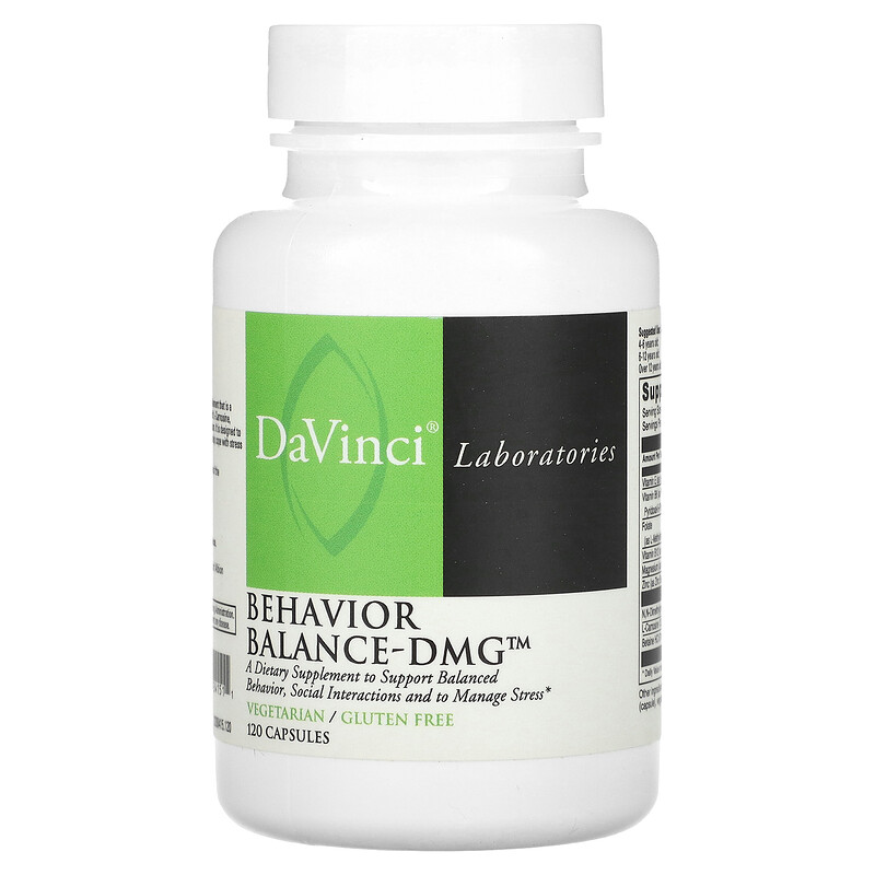 DaVinci Laboratories, Behavior Balance-DMG, 120 Capsules
DaVinci Laboratories, Behavior Balance-DMG, 120 Capsules
