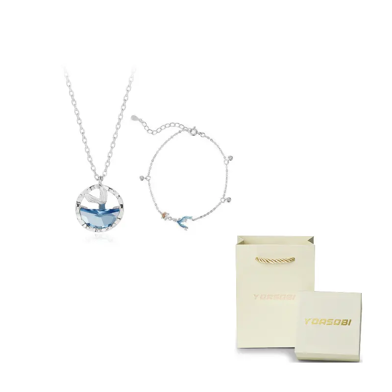 Браслет из сплава для женщин Yoasobi, mermaid's tear necklace+bracelet
Браслет из сплава для женщин Yoasobi, mermaid's tear necklace+bracelet