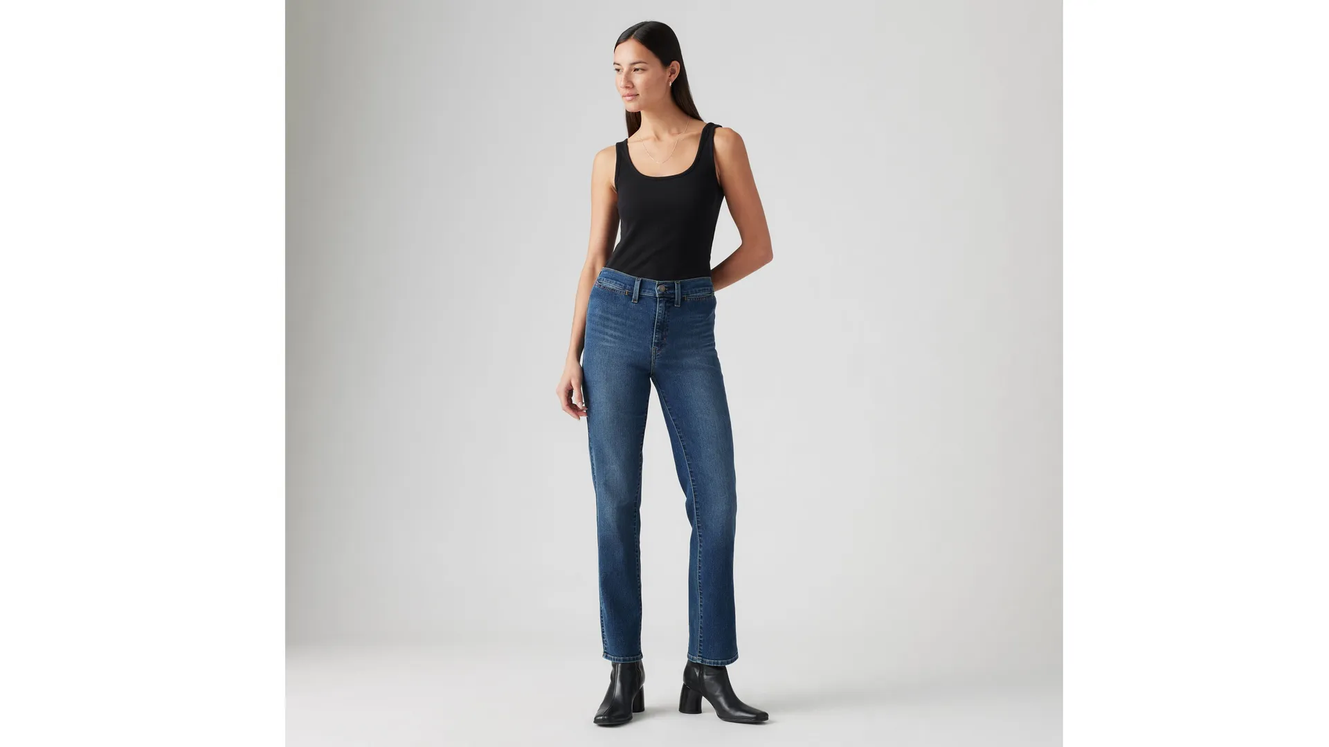 Прямые женские джинсы 724 с высокой посадкой на заказ Levi's, цвет Dark Woods - Dark Wash
Прямые женские джинсы 724 с высокой посадкой на заказ Levi's, цвет Dark Woods - Dark Wash