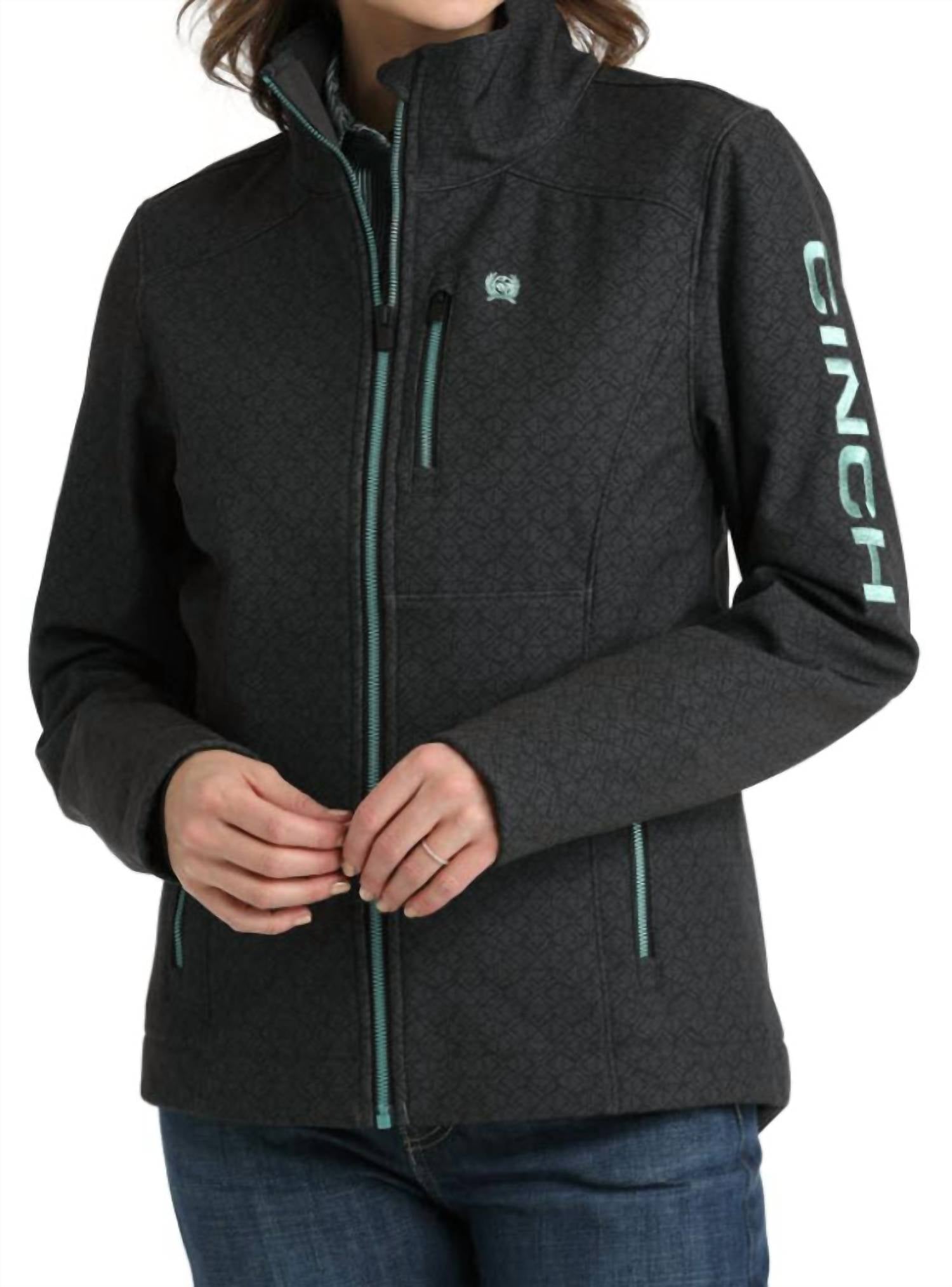 Женская куртка с логотипом для скрытого ношения Black с водоотталкивающим покрытием CINCH
Женская куртка с логотипом для скрытого ношения Black с водоотталкивающим покрытием CINCH