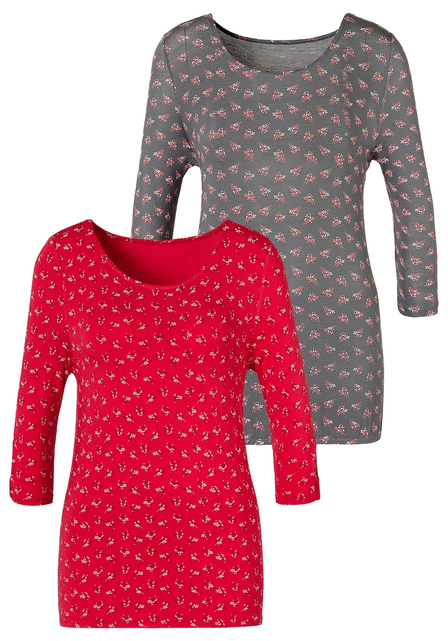 Рубашка LASCANA, Dark Grey/Blood Red
Рубашка LASCANA, Dark Grey/Blood Red