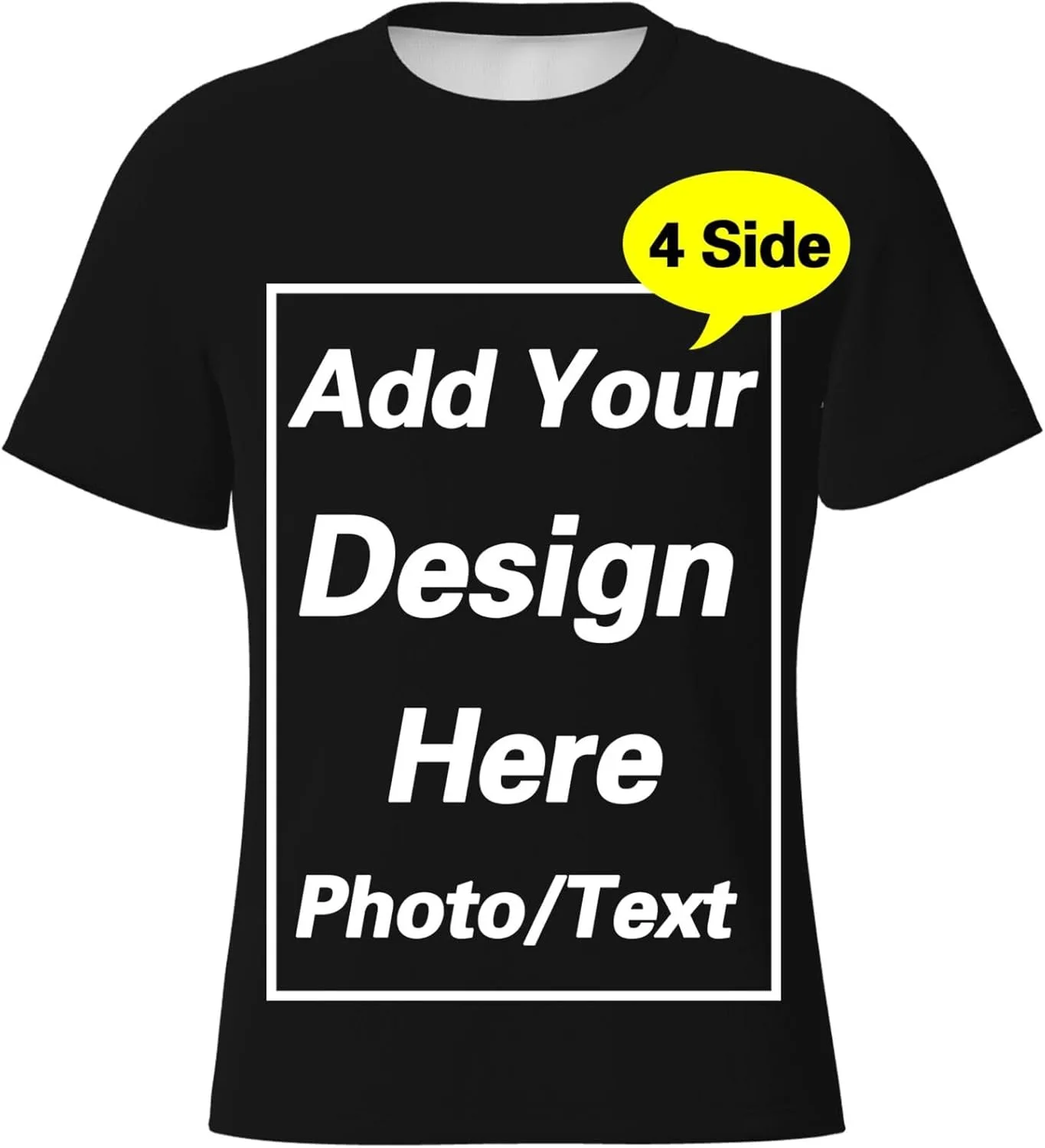 Футболка Custom с нанесением текста и фото
Футболка Custom с нанесением текста и фото