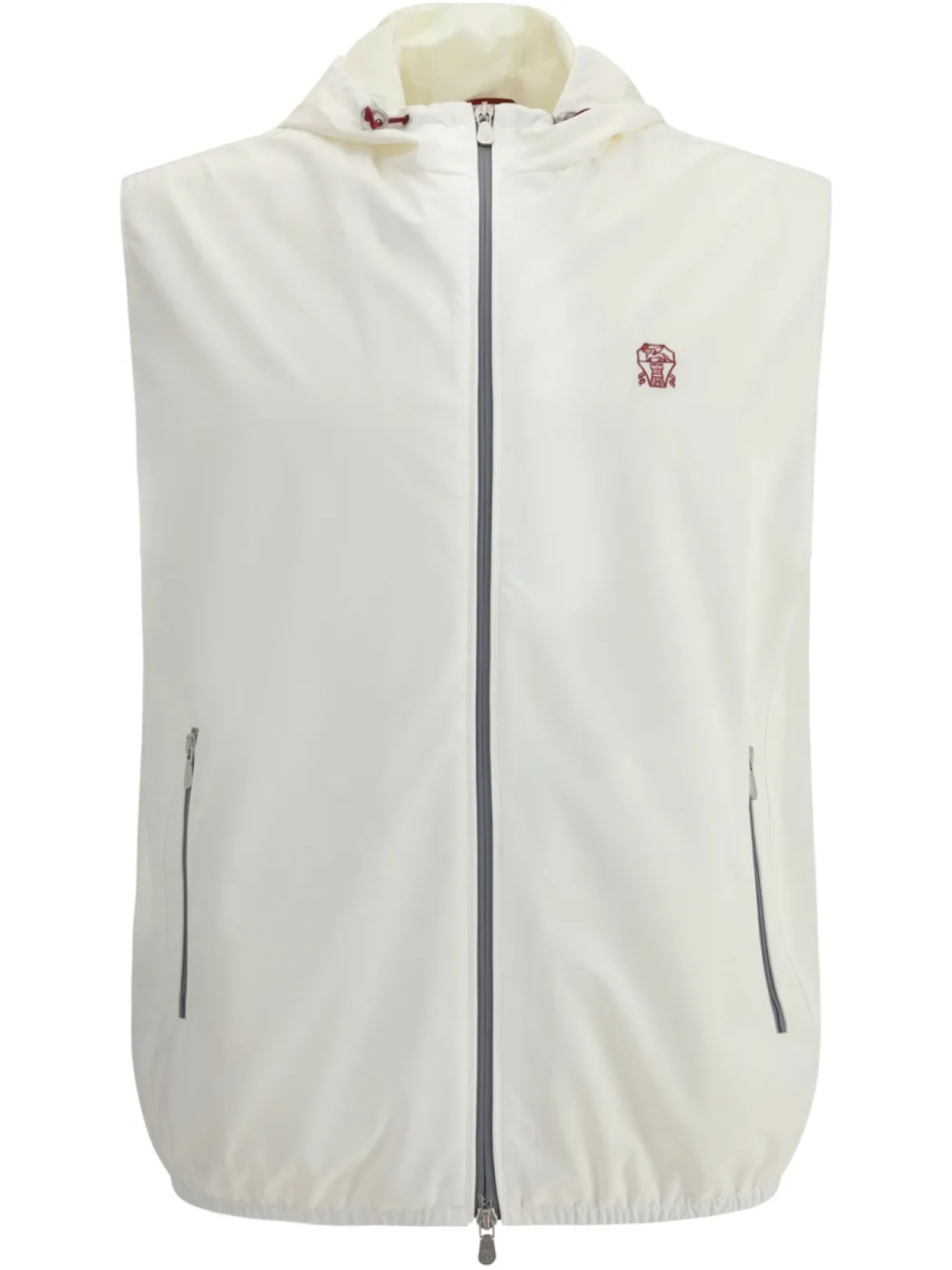 Жилет Brunello Cucinelli с вышивкой, белый
Жилет Brunello Cucinelli с вышивкой, белый