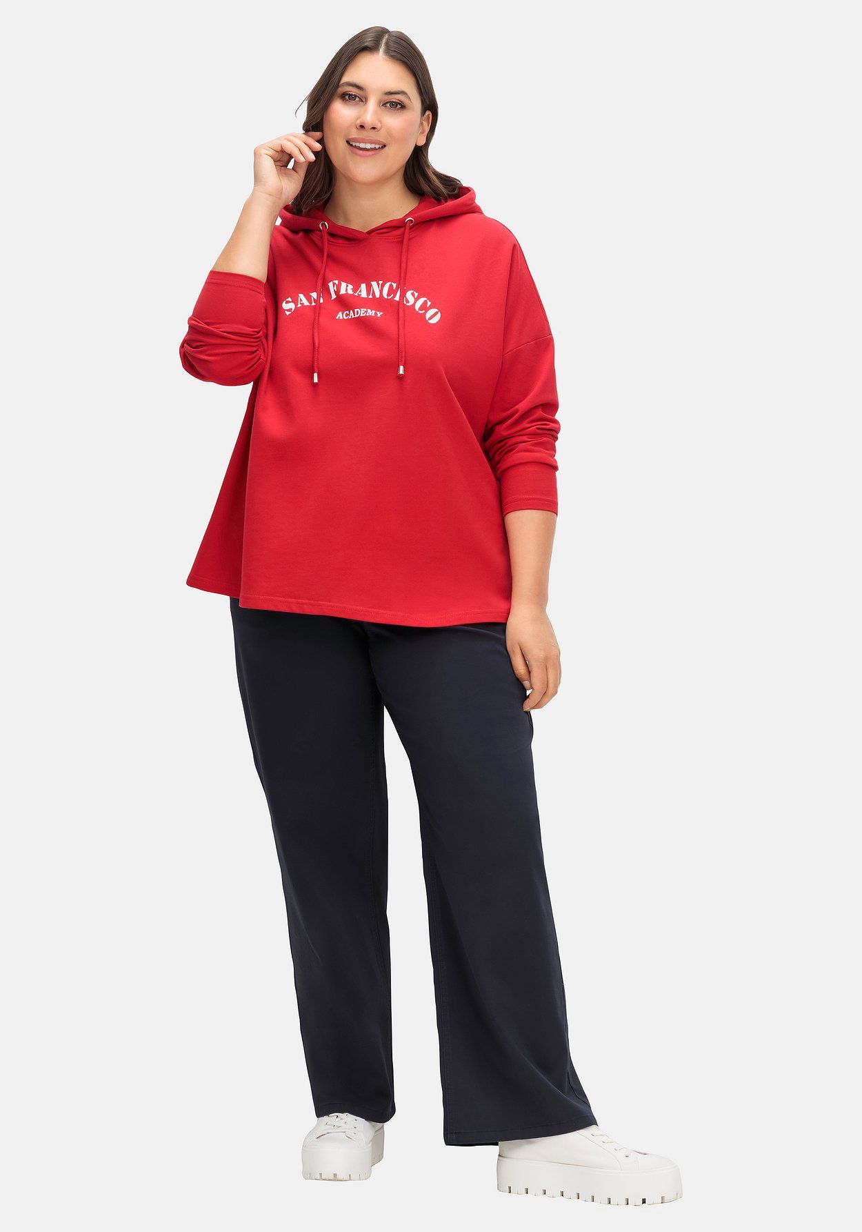 Широкие брюки пышного кроя ELLA Sheego, темно-синий
Широкие брюки пышного кроя ELLA Sheego, темно-синий