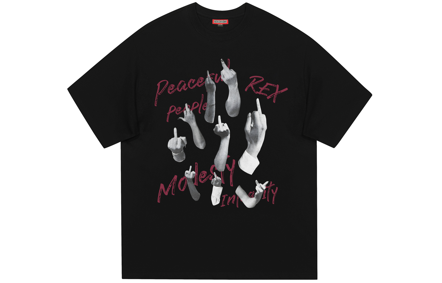 Футболка унисекс REXSHION, бежево-абрикосовая 
Футболка унисекс REXSHION, бежево-абрикосовая