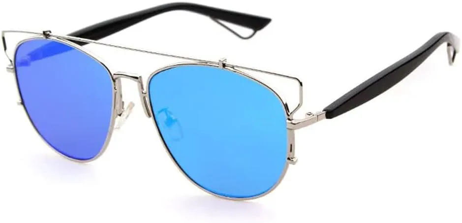 Женские солнцезащитные очки-пилот из металла с двойной перемычкой, мужские модные винтажные очки «кошачий глаз» с защитой от УФ-излучения UV400 UJNHGQ, C9
Женские солнцезащитные очки-пилот из металла с двойной перемычкой, мужские модные винтажные очки «кошачий глаз» с защитой от УФ-излучения UV400 UJNHGQ, C9