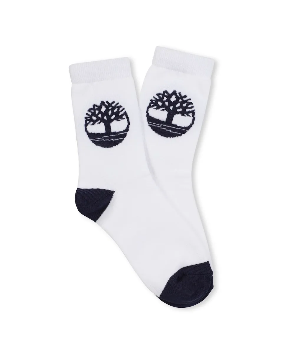 Детские носки белого цвета Timberland
Детские носки белого цвета Timberland