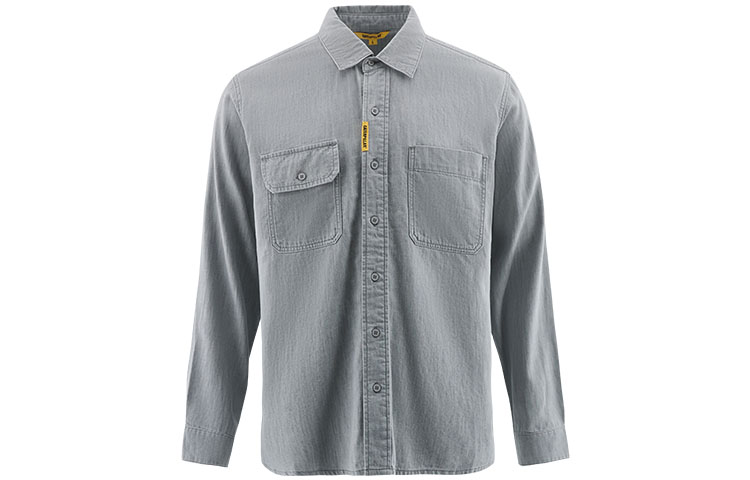 Рубашка унисекс серая CAT, серый
Рубашка унисекс серая CAT, серый