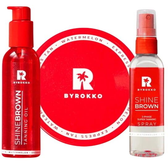 Набор из 3 лосьонов для загара с арбузом Byrokko Watermelon
Набор из 3 лосьонов для загара с арбузом Byrokko Watermelon