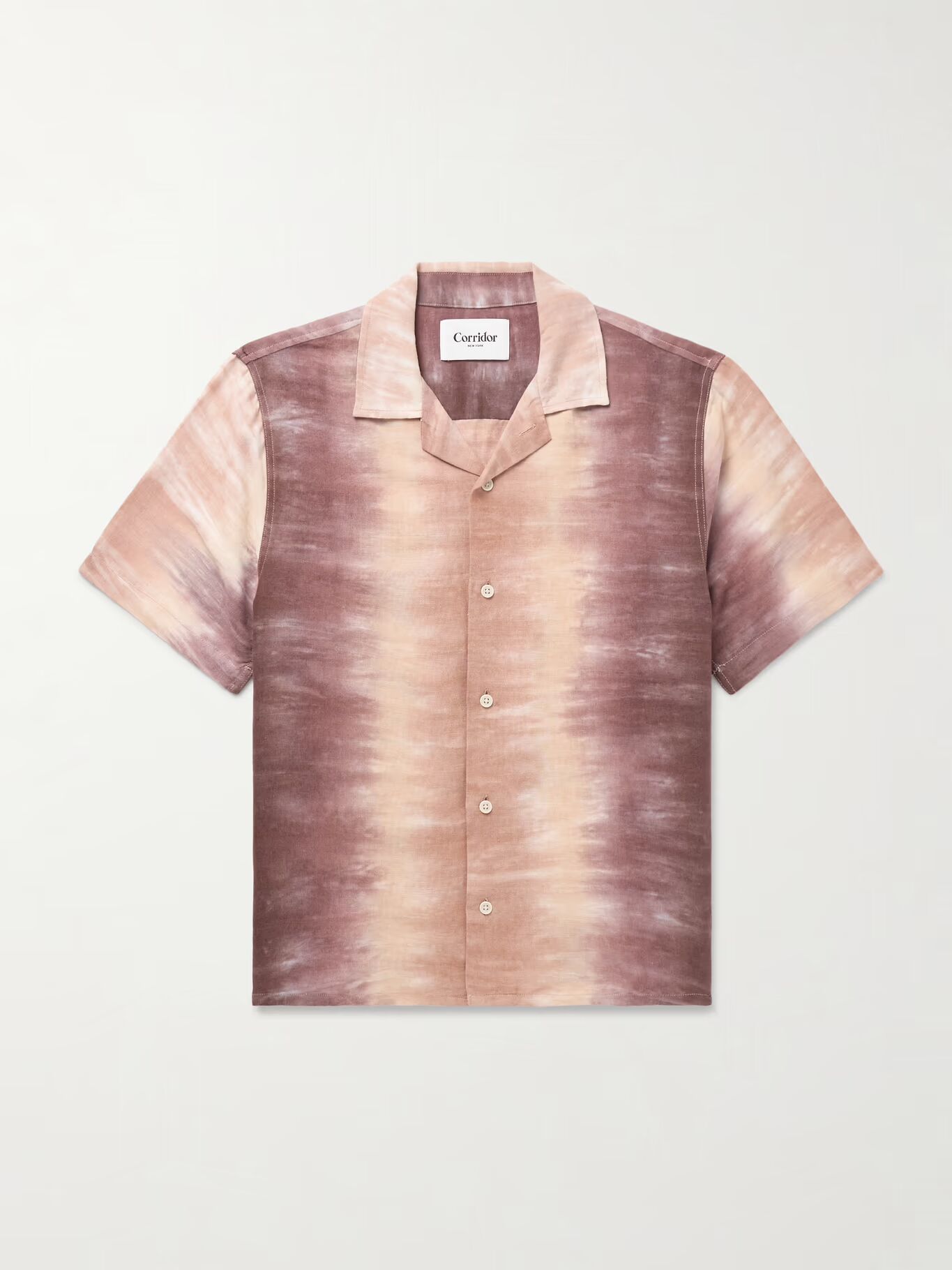 Рубашка Cosmic Camp-Collar из смеси льна и хлопка, окрашенная в технике тай-дай CORRIDOR, фиолетовый
Рубашка Cosmic Camp-Collar из смеси льна и хлопка, окрашенная в технике тай-дай CORRIDOR, фиолетовый