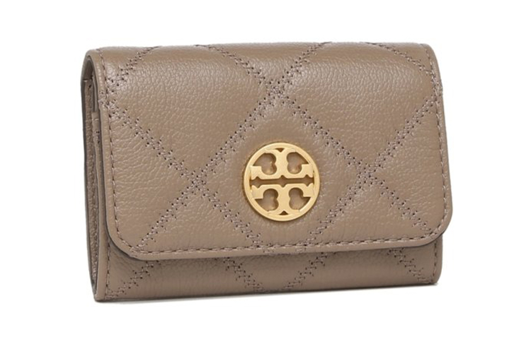 Кожаный небольшой кошелёк для карт женский цвет ракушка умбра TORY BURCH 
Кожаный небольшой кошелёк для карт женский цвет ракушка умбра TORY BURCH