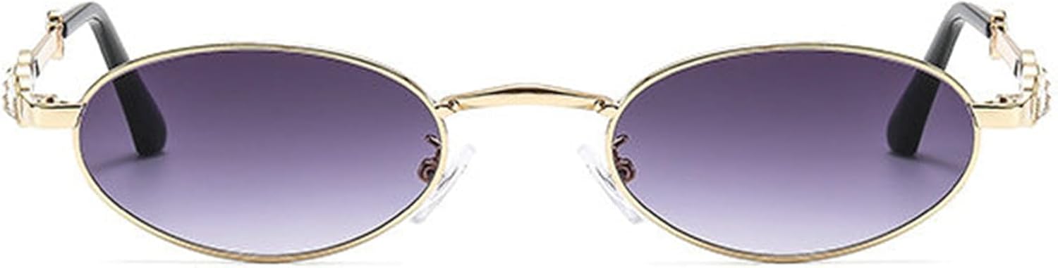 Женские овальные солнцезащитные очки Helena со стразами, металлическая оправа, модные солнцезащитные очки в стиле панк с бриллиантовым блеском и защитой от УФ-излучения UV400, C2
Женские овальные солнцезащитные очки Helena со стразами, металлическая оправа, модные солнцезащитные очки в стиле панк с бриллиантовым блеском и защитой от УФ-излучения UV400, C2