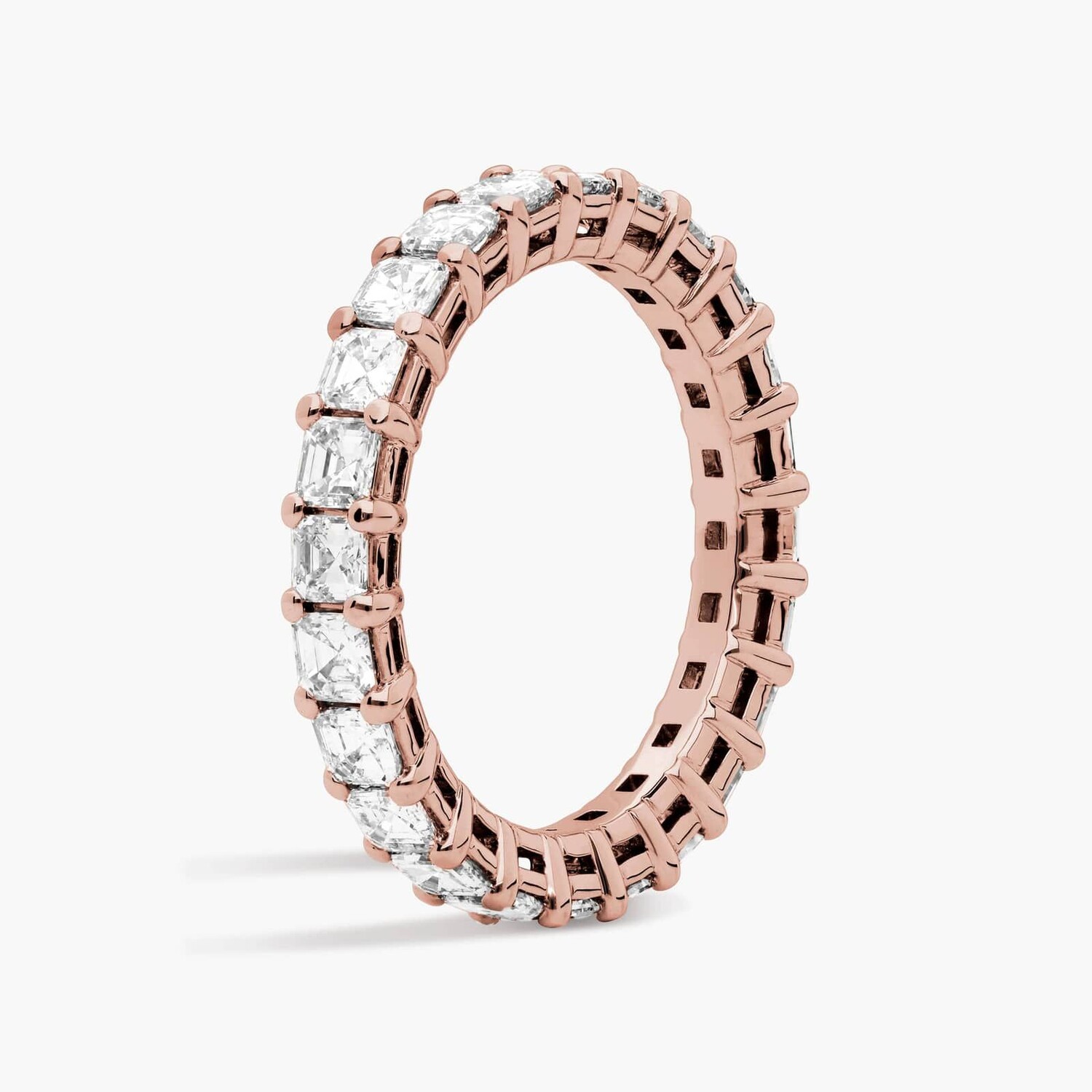 Кольцо с выращенным в лаборатории бриллиантом Asscher Cut Eternity из 14-каратного розового золота (2 карата Tw. - FG / VS2-SI1) Blue Nile
Кольцо с выращенным в лаборатории бриллиантом Asscher Cut Eternity из 14-каратного розового золота (2 карата Tw. - FG / VS2-SI1) Blue Nile