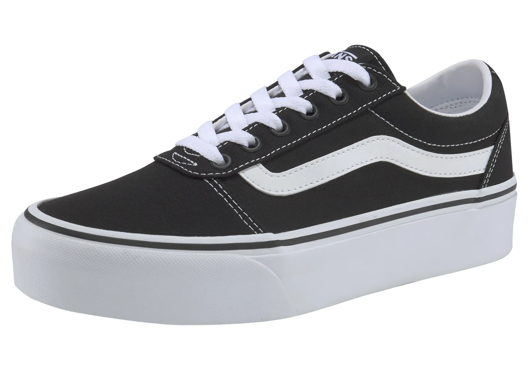 Кроссовки на платформе Vans "Ward Platform", изготовленные из текстильного парусинового материала, черно-белый
Кроссовки на платформе Vans "Ward Platform", изготовленные из текстильного парусинового материала, черно-белый