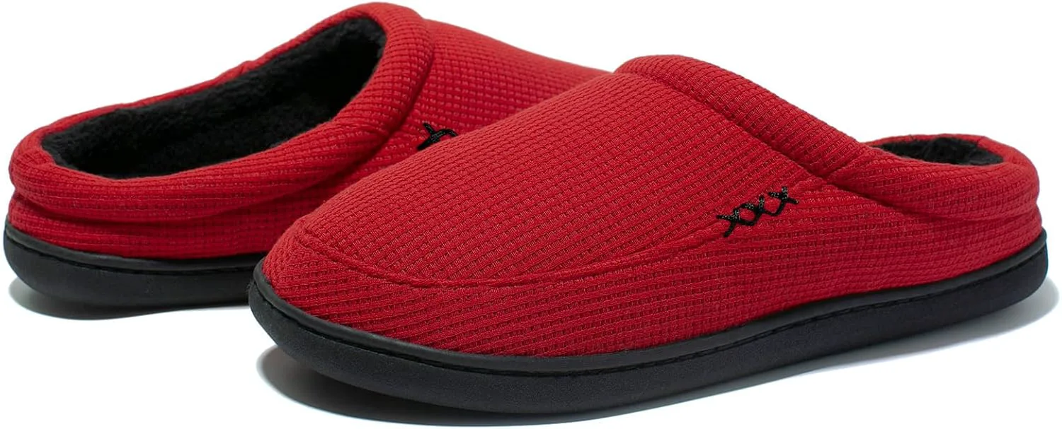 Мужские домашние тапочки NewDenBer с теплой подошвой из пены с эффектом памяти, замшей и плюшевой флисовой подкладкой, для ношения дома и на улице, черный
Мужские домашние тапочки NewDenBer с теплой подошвой из пены с эффектом памяти, замшей и плюшевой флисовой подкладкой, для ношения дома и на улице, черный