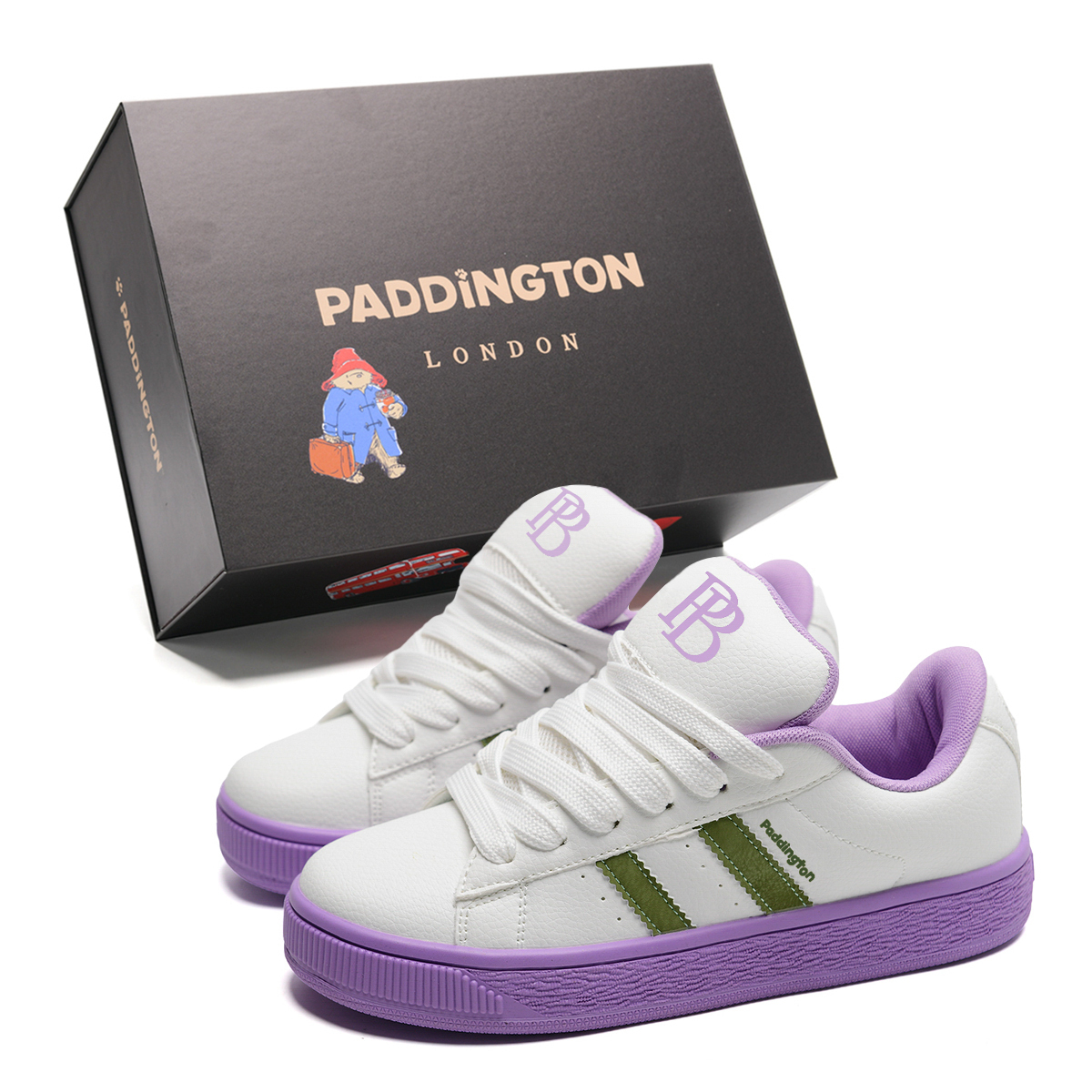 Paddington Bears Износостойкие и легкие низкие скейтерские кроссовки унисекс бело-фиолетовые, цвет White Purple
Paddington Bears Износостойкие и легкие низкие скейтерские кроссовки унисекс бело-фиолетовые, цвет White Purple