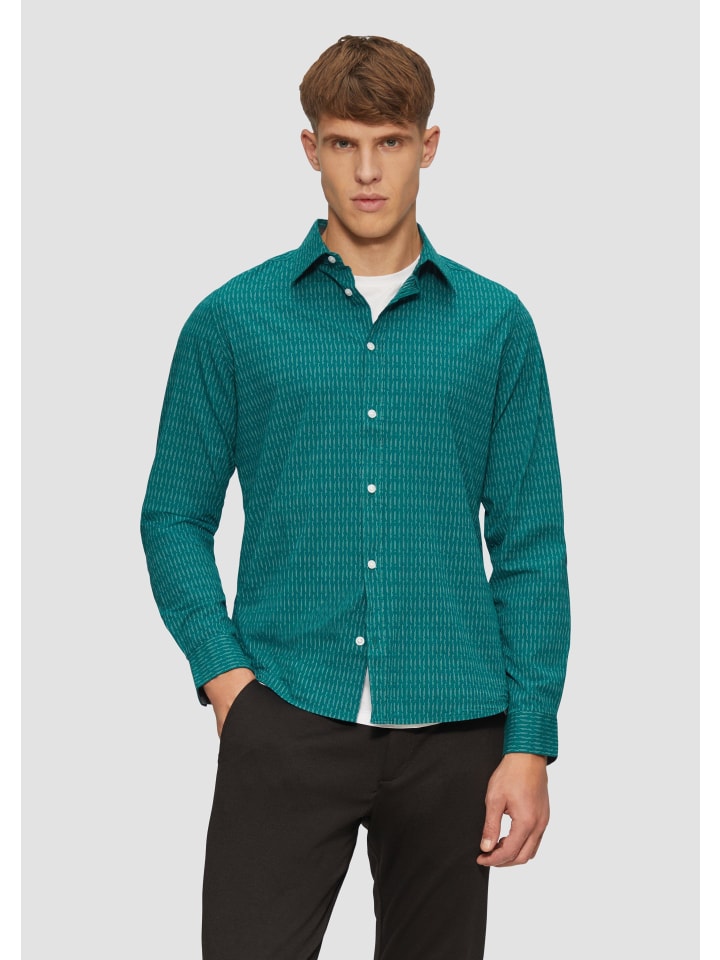 Рубашка s.Oliver Hemd langarm, цвет Petrol
Рубашка s.Oliver Hemd langarm, цвет Petrol