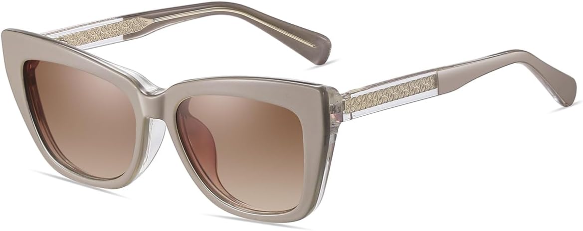 Женские солнцезащитные очки «кошачий глаз» с магнитной застежкой, квадратной формы, линзы TR90 UV400, ацетатные дужки, поляризованные линзы weiyuchen, Khaki With Brown
Женские солнцезащитные очки «кошачий глаз» с магнитной застежкой, квадратной формы, линзы TR90 UV400, ацетатные дужки, поляризованные линзы weiyuchen, Khaki With Brown