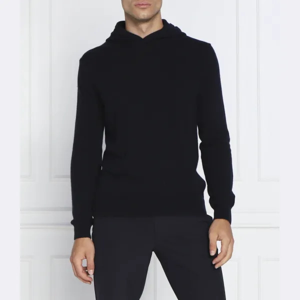 Свитер обычного кроя с добавлением шерсти и кашемира Oscar Jacobson, синий 
Свитер обычного кроя с добавлением шерсти и кашемира Oscar Jacobson, синий