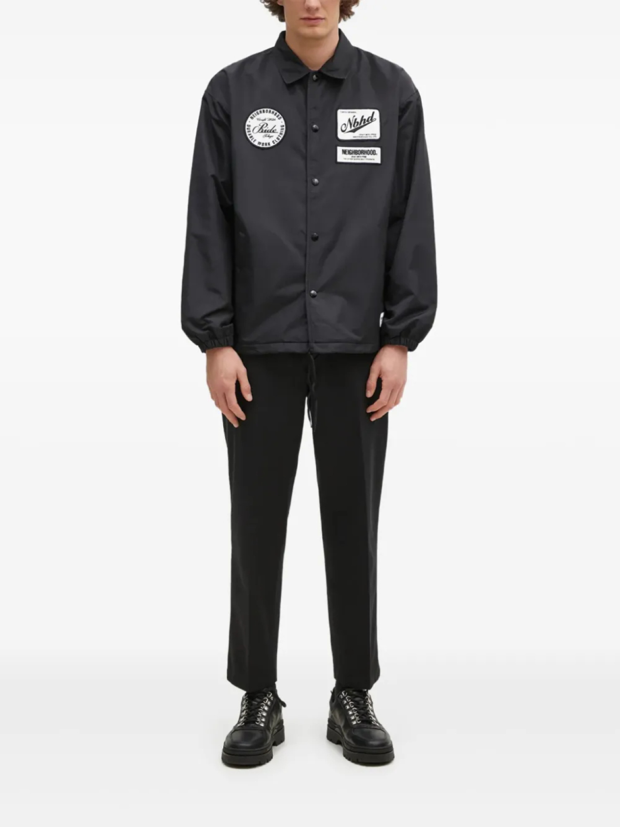 Брюки с узором «кольцо» Neighborhood, черный
Брюки с узором «кольцо» Neighborhood, черный