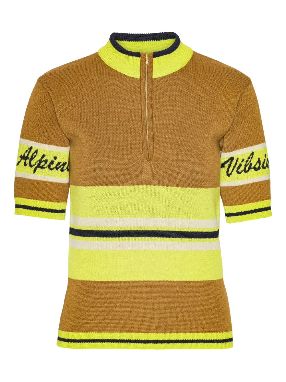 Топ в полоску на молнии до середины Henrik Vibskov, коричневый
Топ в полоску на молнии до середины Henrik Vibskov, коричневый