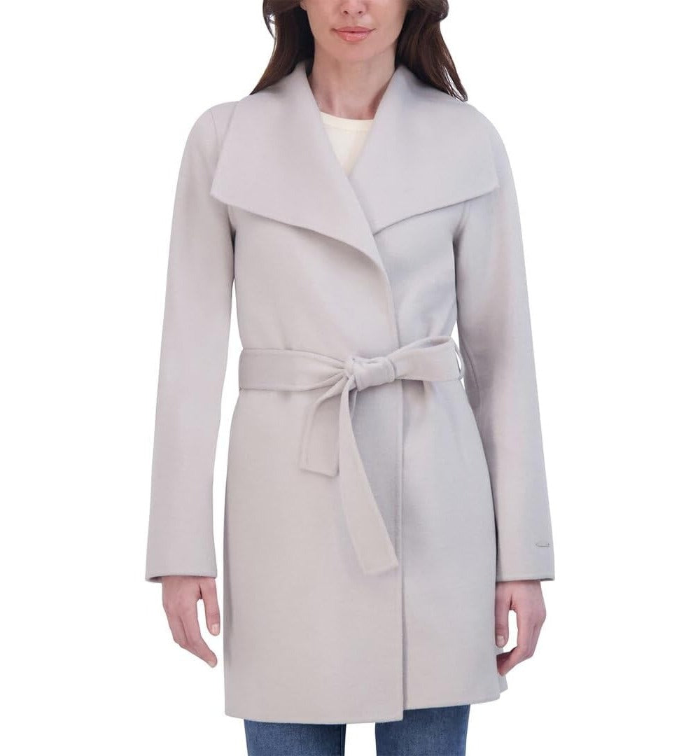 Женское двустороннее пальто TAHARI из шерстяной смеси с поясом, платиновый цвет, platinum
Женское двустороннее пальто TAHARI из шерстяной смеси с поясом, платиновый цвет, platinum