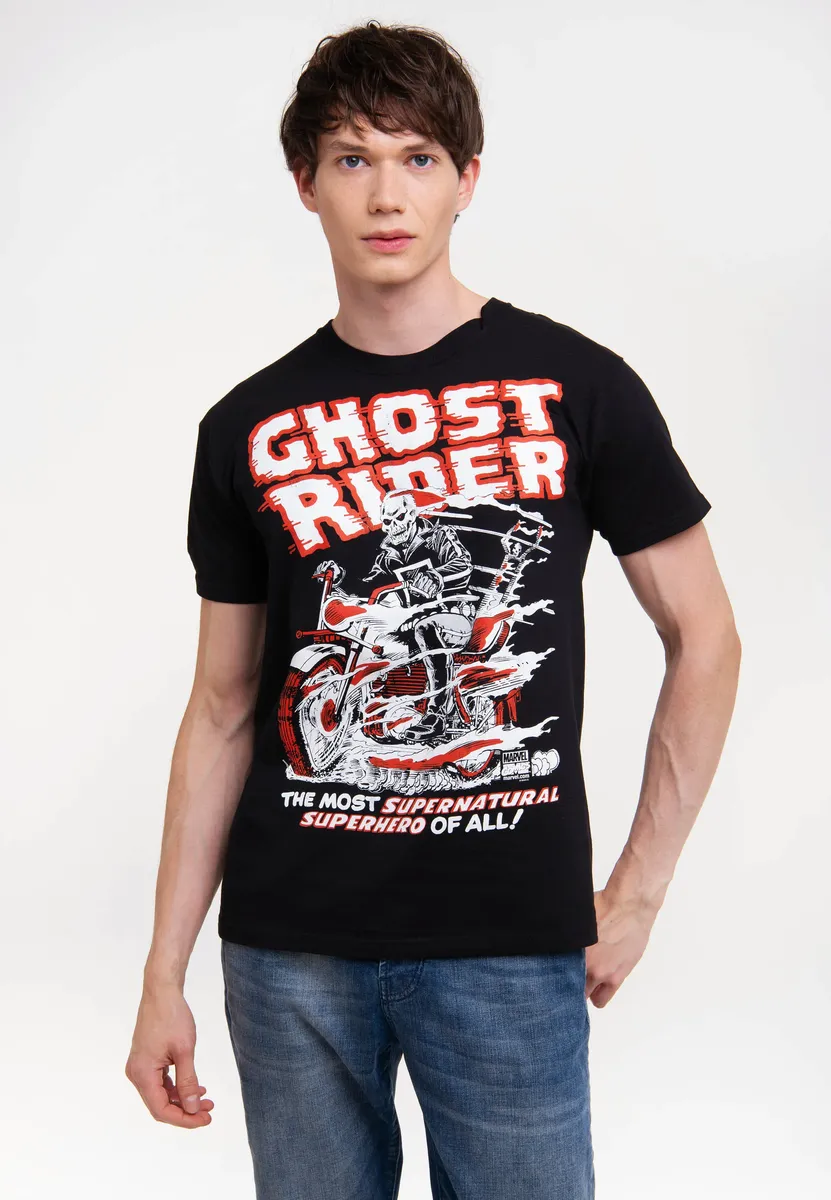 Футболка Logoshirt "Marvel Comics - Ghost Rider" с лицензионным принтом, черный
Футболка Logoshirt "Marvel Comics - Ghost Rider" с лицензионным принтом, черный
