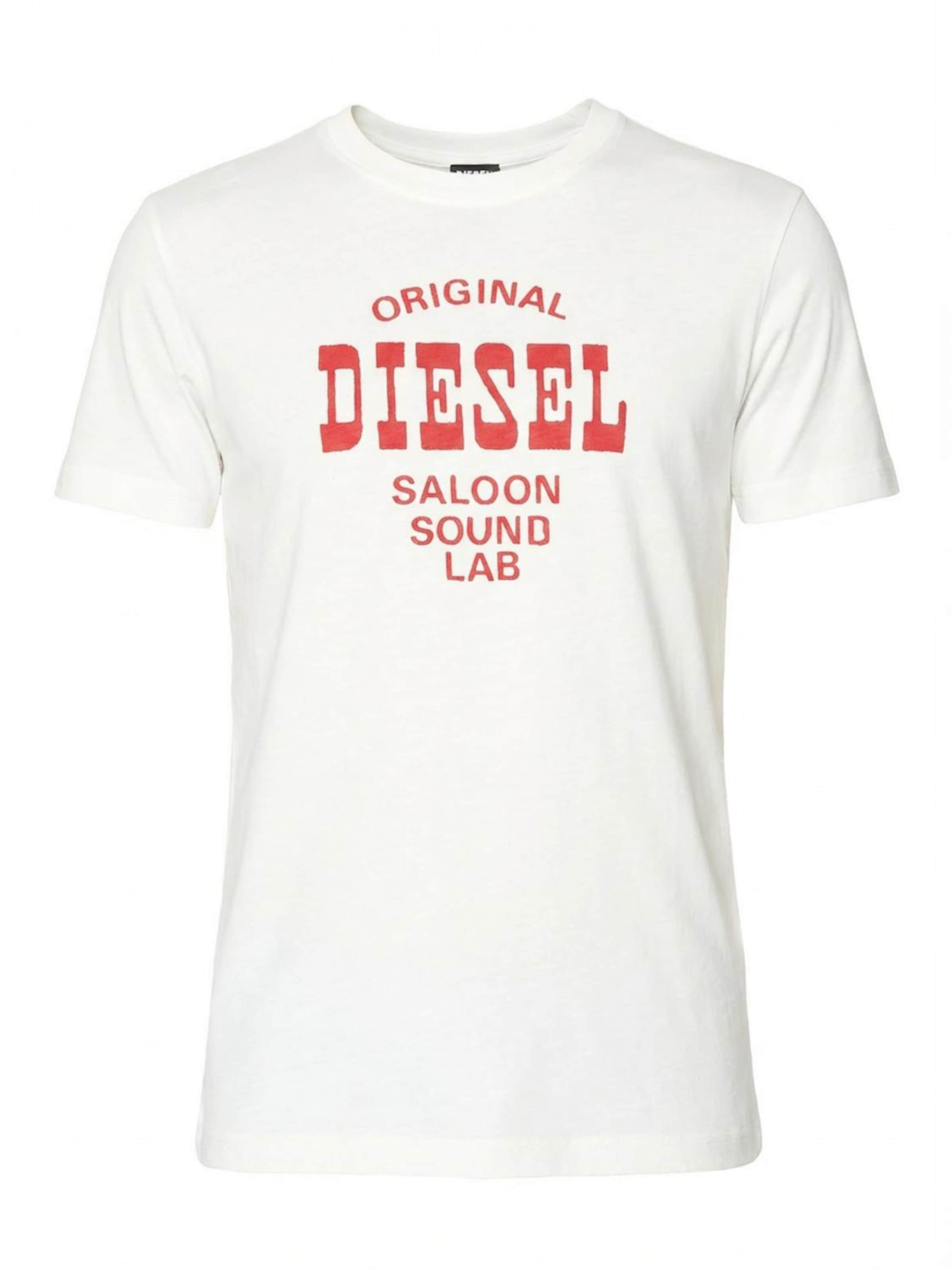 DIESEL Футболка 'T-DIEGOR-E12' в цвете Natural White
DIESEL Футболка 'T-DIEGOR-E12' в цвете Natural White