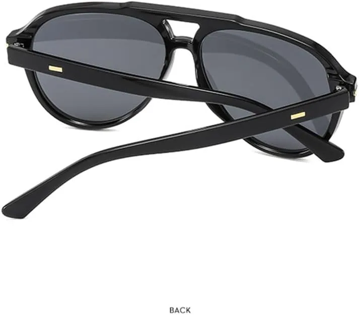 Ретро овальные солнцезащитные очки для женщин и мужчин, винтажная оправа с двойной перемычкой, солнцезащитные очки с защитой от УФ-излучения UV400 HDUBFY, 1
Ретро овальные солнцезащитные очки для женщин и мужчин, винтажная оправа с двойной перемычкой, солнцезащитные очки с защитой от УФ-излучения UV400 HDUBFY, 1