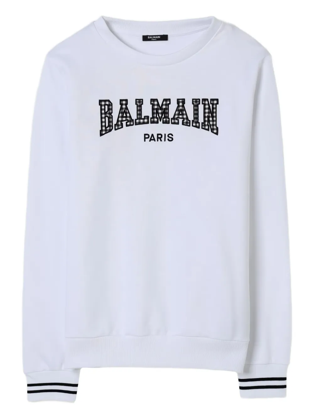 Свитшот с вышитым логотипом Balmain Kids, белый
Свитшот с вышитым логотипом Balmain Kids, белый