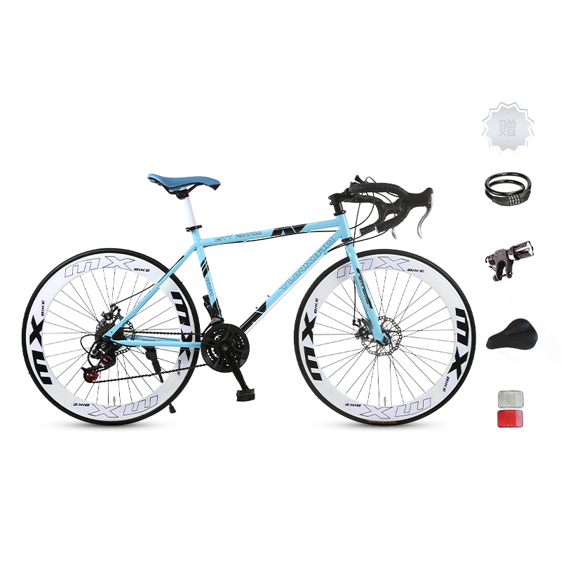 Шоссейный велосипед с дисковыми тормозами из высокоуглеродистой стали для активного отдыха ICOLOUR, синий белый черный
Шоссейный велосипед с дисковыми тормозами из высокоуглеродистой стали для активного отдыха ICOLOUR, синий белый черный