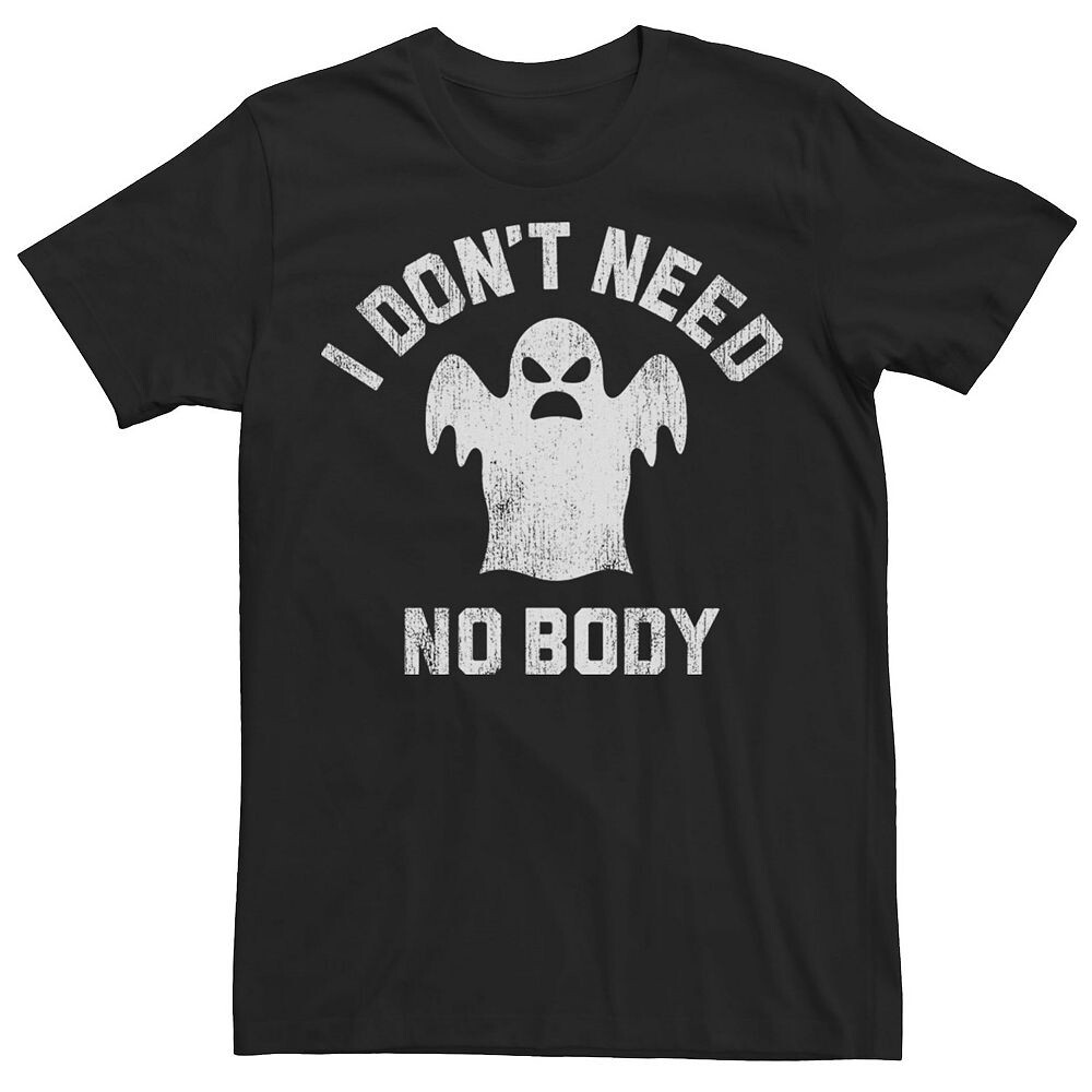 Мужская футболка I Don't Need No Body Ghost на Хэллоуин Licensed Character, черный
Мужская футболка I Don't Need No Body Ghost на Хэллоуин Licensed Character, черный