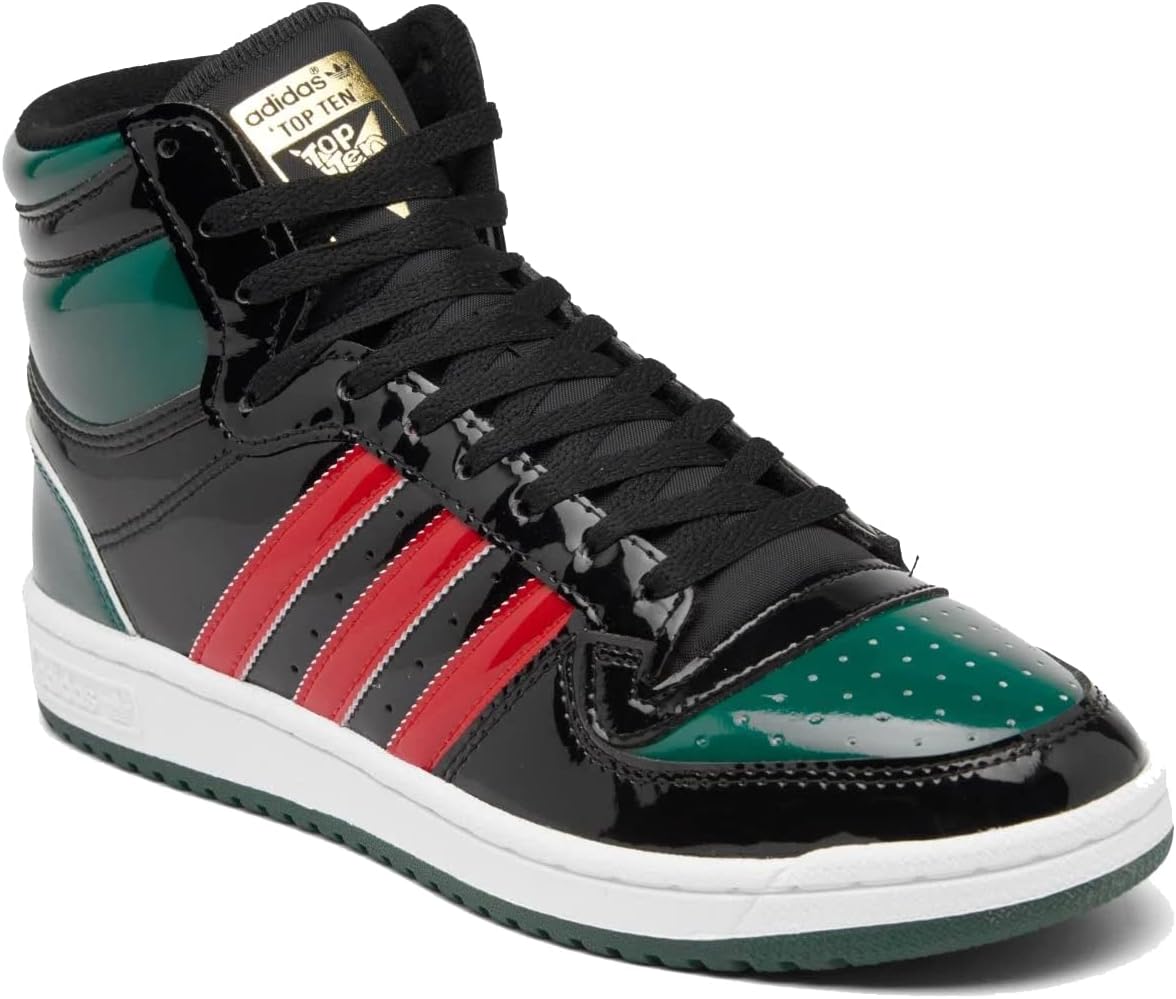 Мужские баскетбольные кроссовки Adidas Top Ten Hi, черный/зеленый/алый
Мужские баскетбольные кроссовки Adidas Top Ten Hi, черный/зеленый/алый