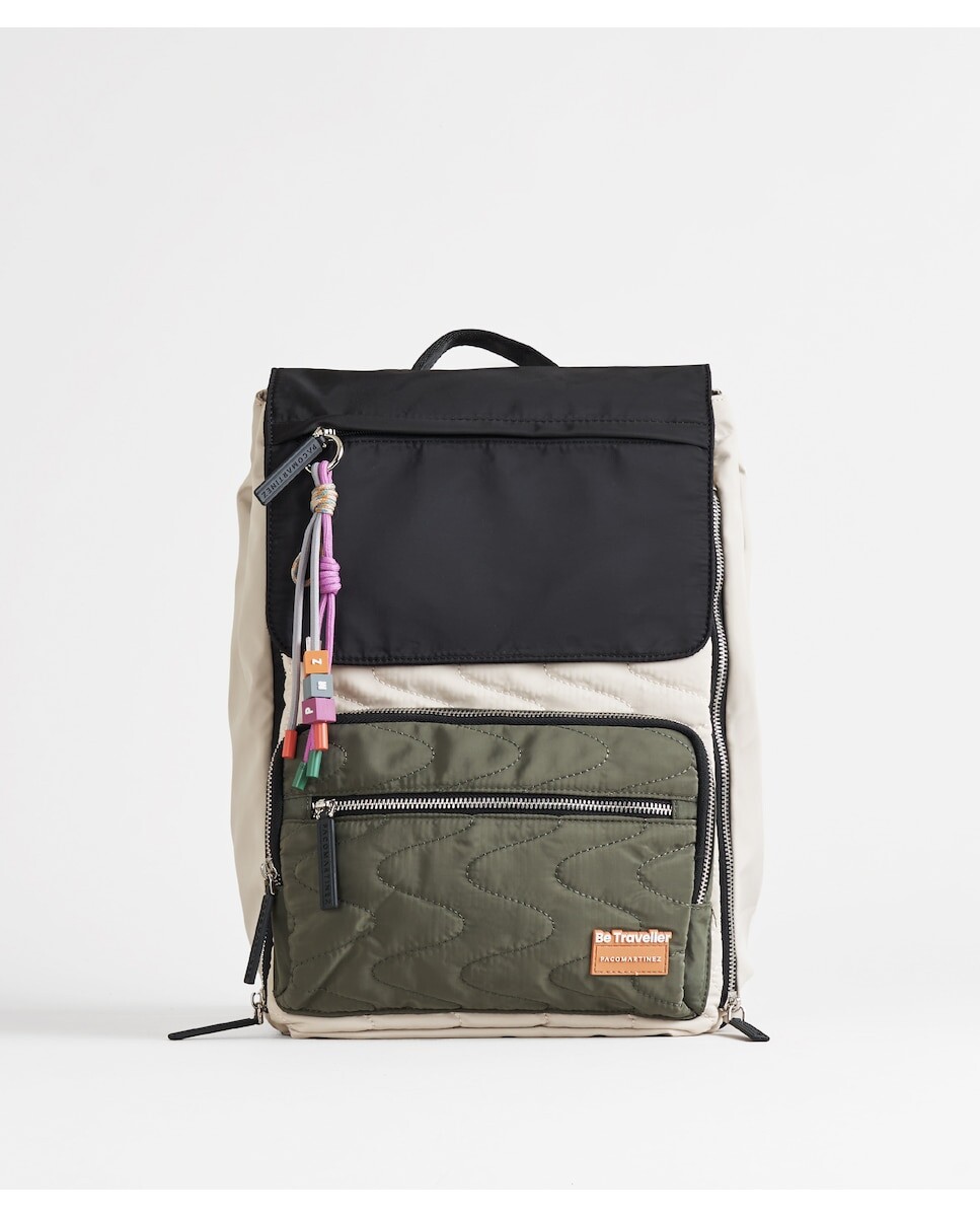Женский рюкзак из нейлона с цветными блоками и расширяемой молнией PACOMARTINEZ, мультиколор
Женский рюкзак из нейлона с цветными блоками и расширяемой молнией PACOMARTINEZ, мультиколор