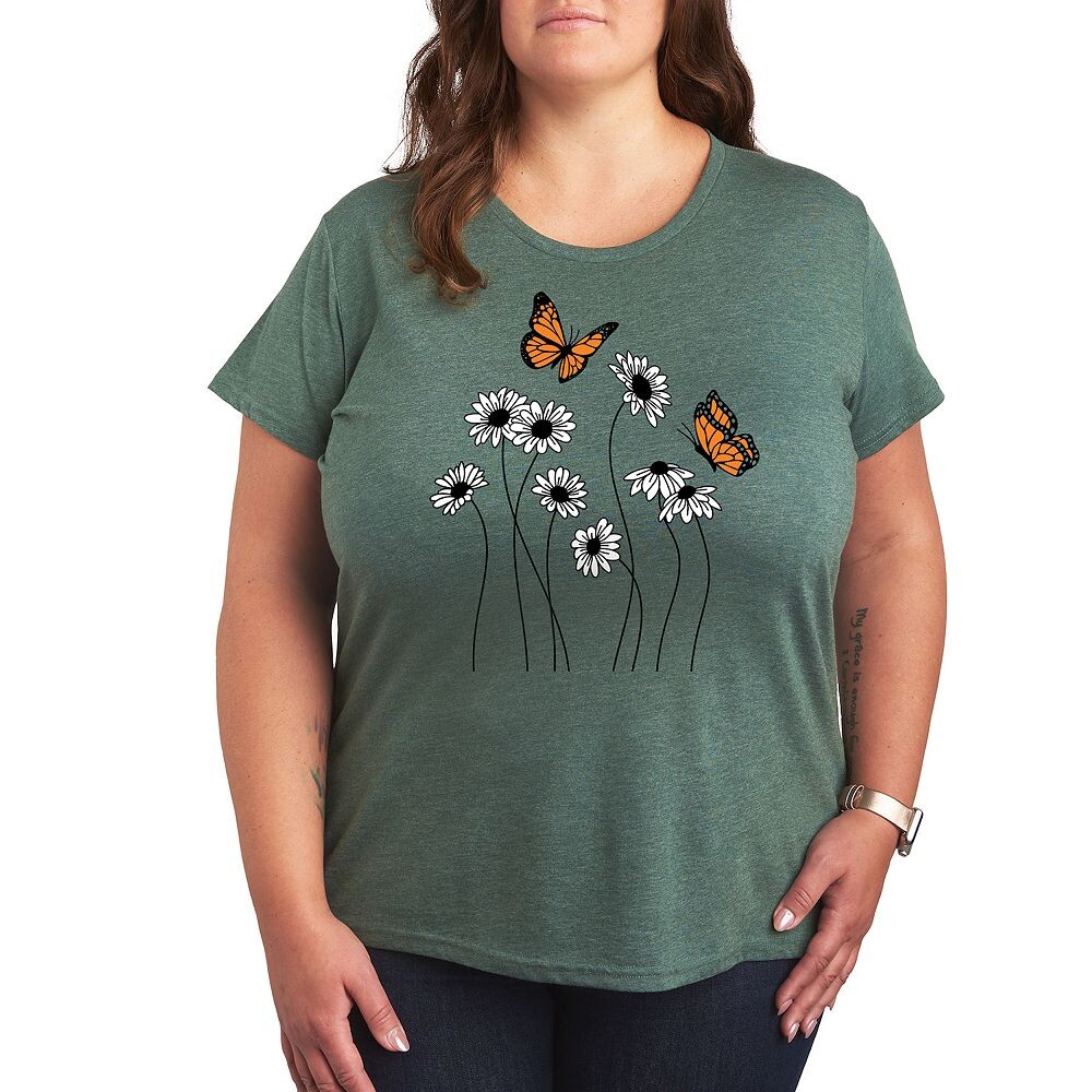 Футболка Plus с рисунком Wildflower Garden Licensed Character, цвет Heather Green
Футболка Plus с рисунком Wildflower Garden Licensed Character, цвет Heather Green