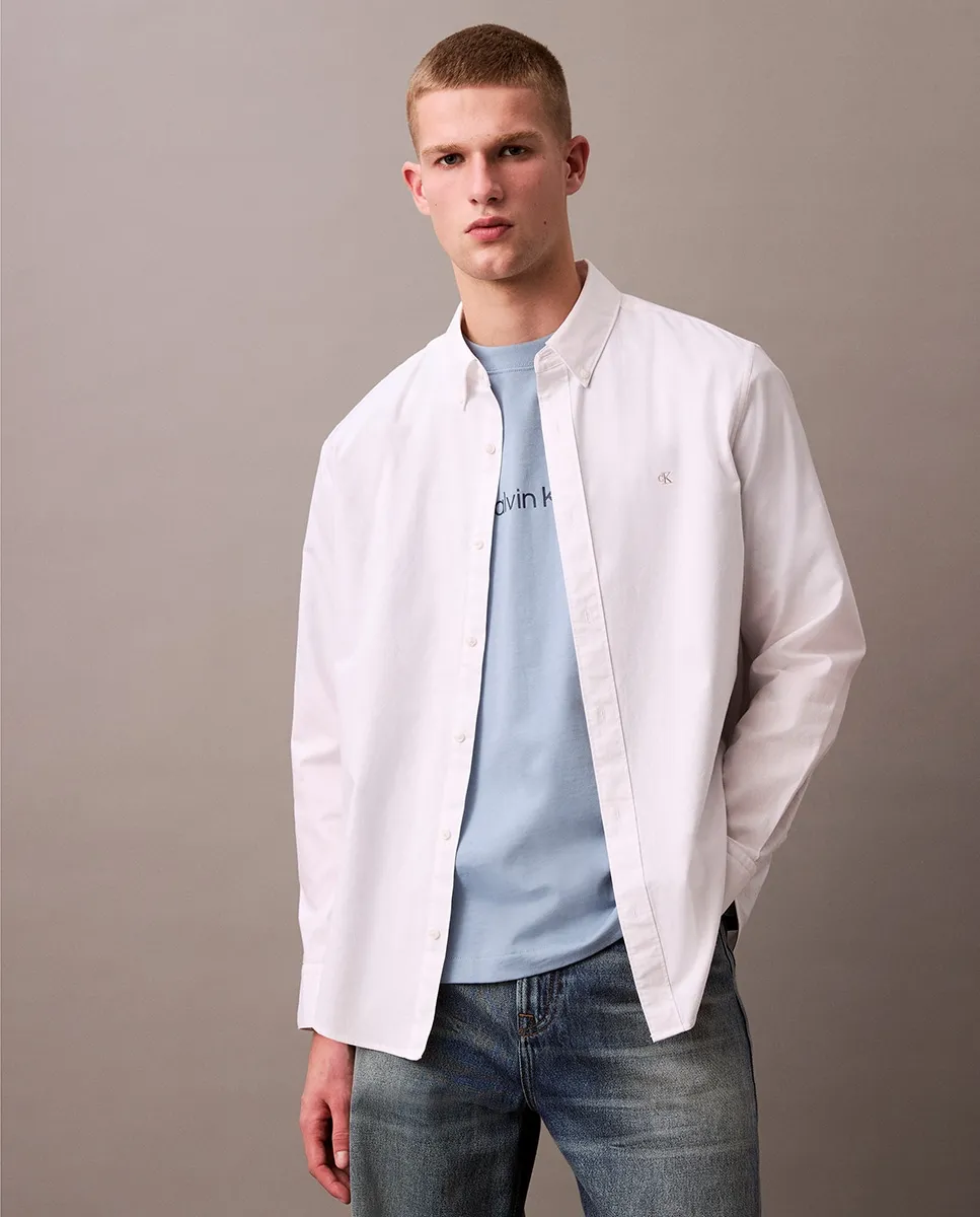 Мужская рубашка с логотипом Calvin Klein Jeans, белый
Мужская рубашка с логотипом Calvin Klein Jeans, белый