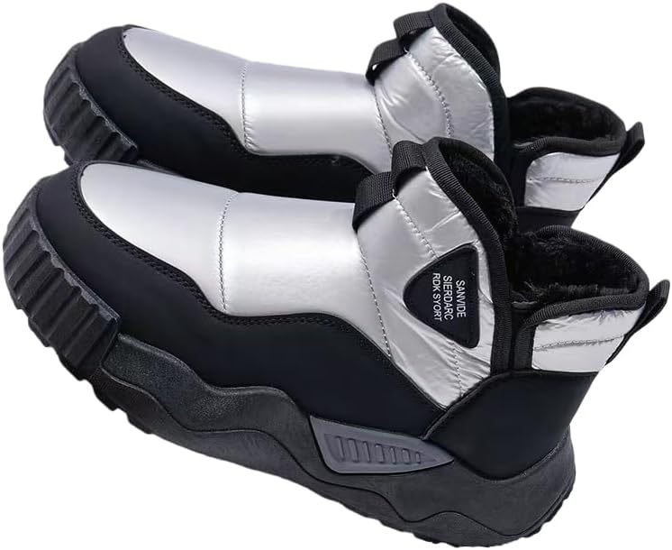 Мужские зимние высокие утепленные ботинки - мягкая кожа с меховой подкладкой, готовые к снегу Hoalox, серебро
Мужские зимние высокие утепленные ботинки - мягкая кожа с меховой подкладкой, готовые к снегу Hoalox, серебро