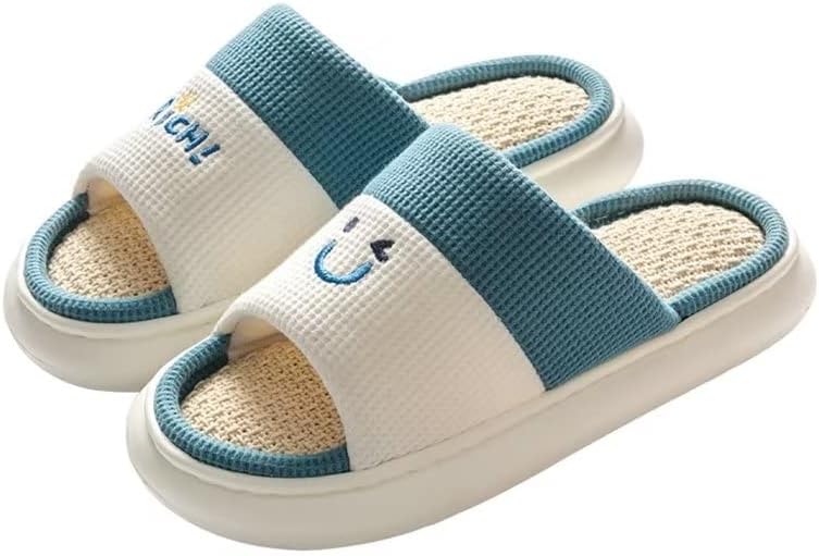 Домашние хлопковые и льняные тапочки Zonkacen для женщин, лето-осень, синий
Домашние хлопковые и льняные тапочки Zonkacen для женщин, лето-осень, синий