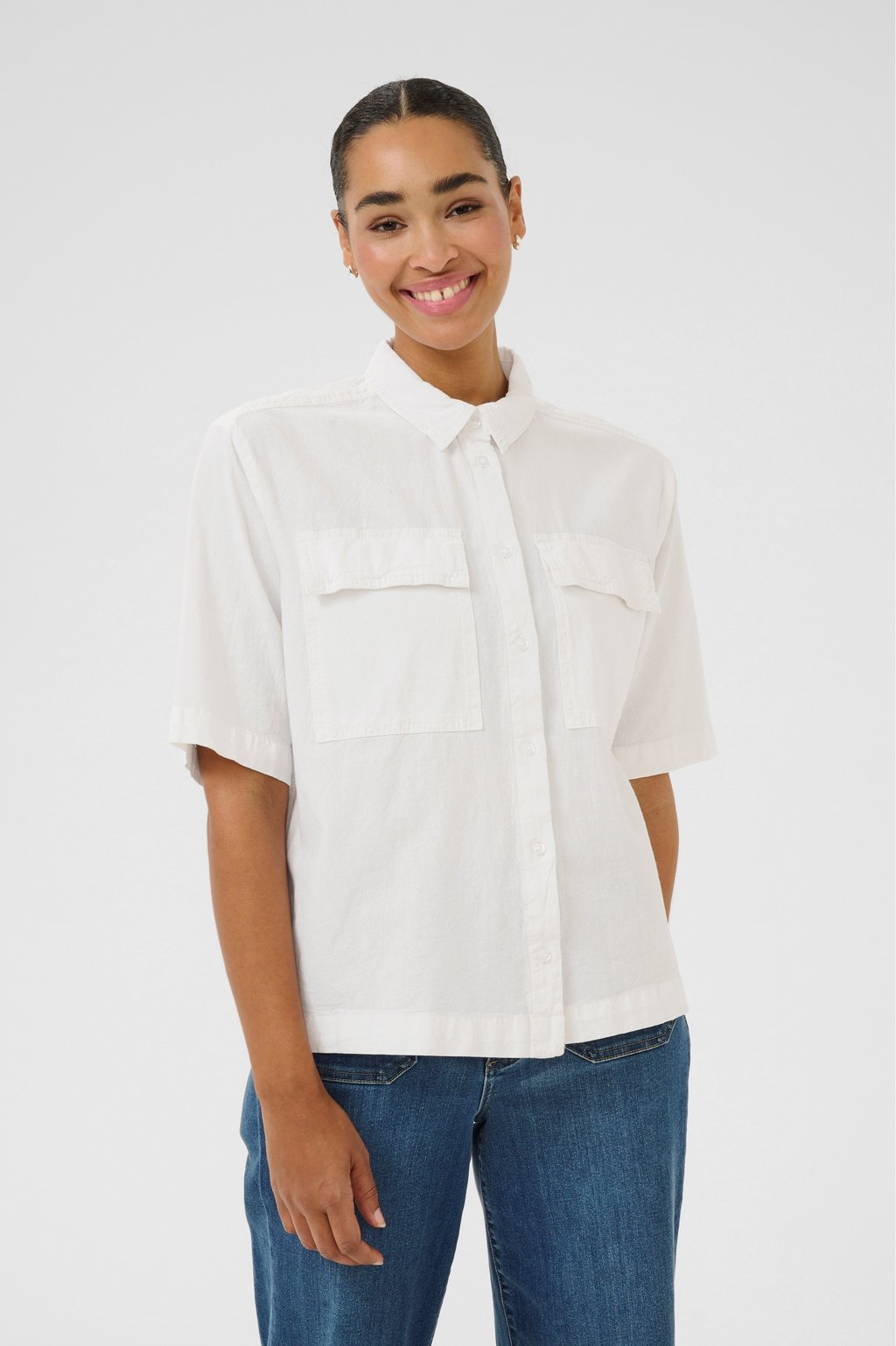 Блузка на пуговицах KANAYA LIAH Kaffe, кремовый
Блузка на пуговицах KANAYA LIAH Kaffe, кремовый