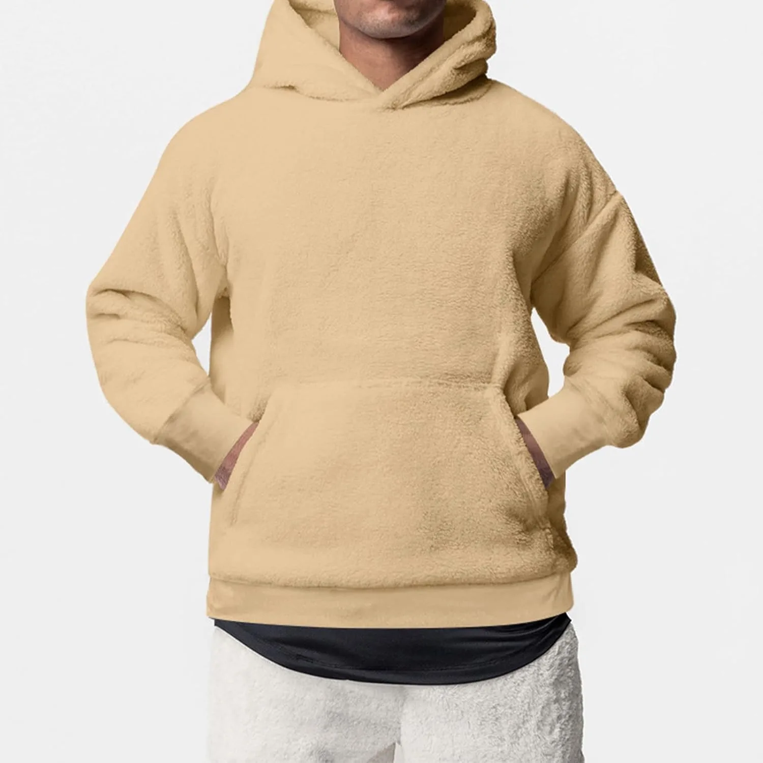 Мужская флисовая толстовка Sherpa с капюшоном LGHLMCL
Мужская флисовая толстовка Sherpa с капюшоном LGHLMCL