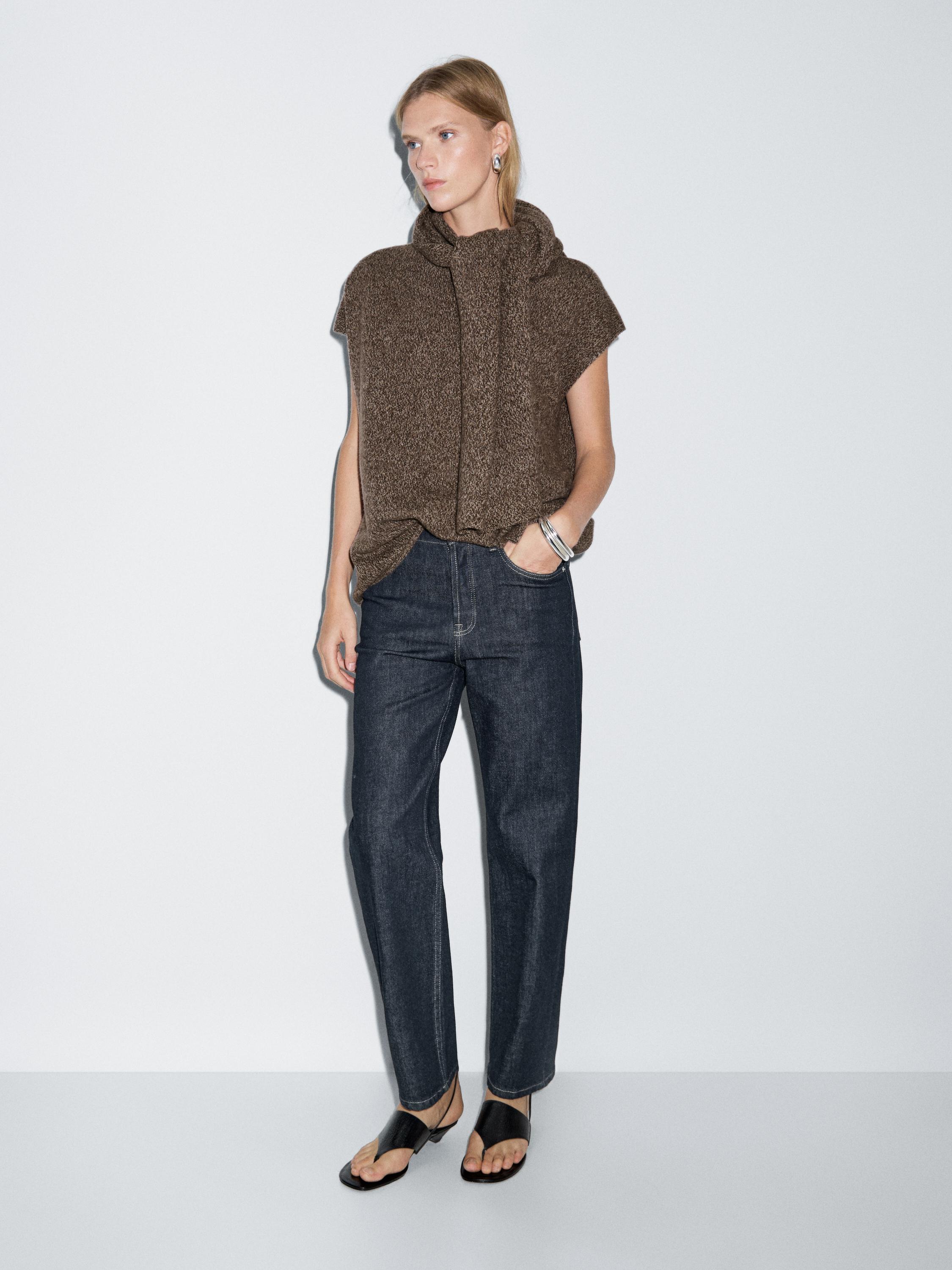 Джинсы Straight-Leg с высокой талией Massimo Dutti, темно-синий
Джинсы Straight-Leg с высокой талией Massimo Dutti, темно-синий