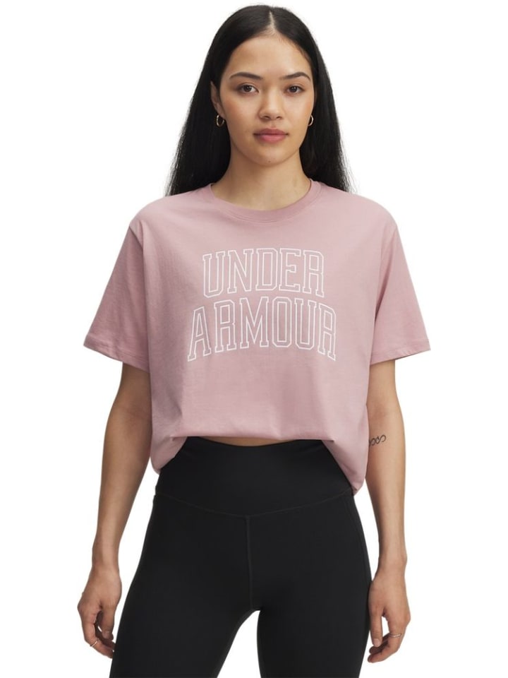 Спортивная футболка Rival Os Campus T-Shirt розового цвета Under Armour
Спортивная футболка Rival Os Campus T-Shirt розового цвета Under Armour