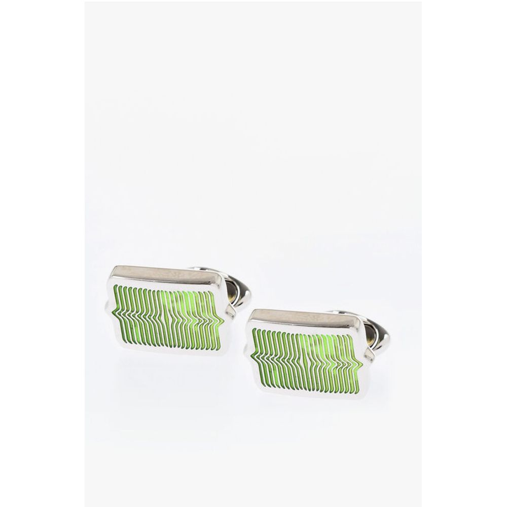 Запонки из эмалированной латуни Corneliani, зеленый
Запонки из эмалированной латуни Corneliani, зеленый