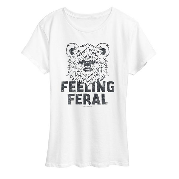 Женская футболка с принтом Feeling Feral Ewok Star Wars, White
Женская футболка с принтом Feeling Feral Ewok Star Wars, White